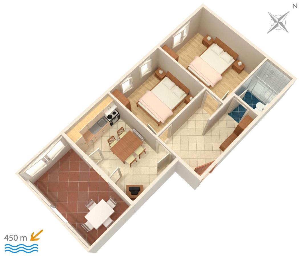 Family Friendly Apartments With A Swimming Pool Povljana, Pag - 244 Dış mekan fotoğraf